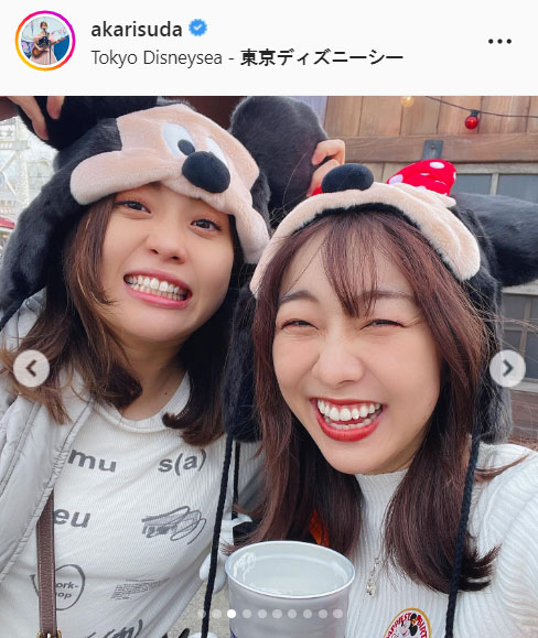 須田亜香里のインスタグラムより