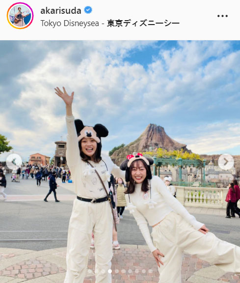 須田亜香里のインスタグラムより