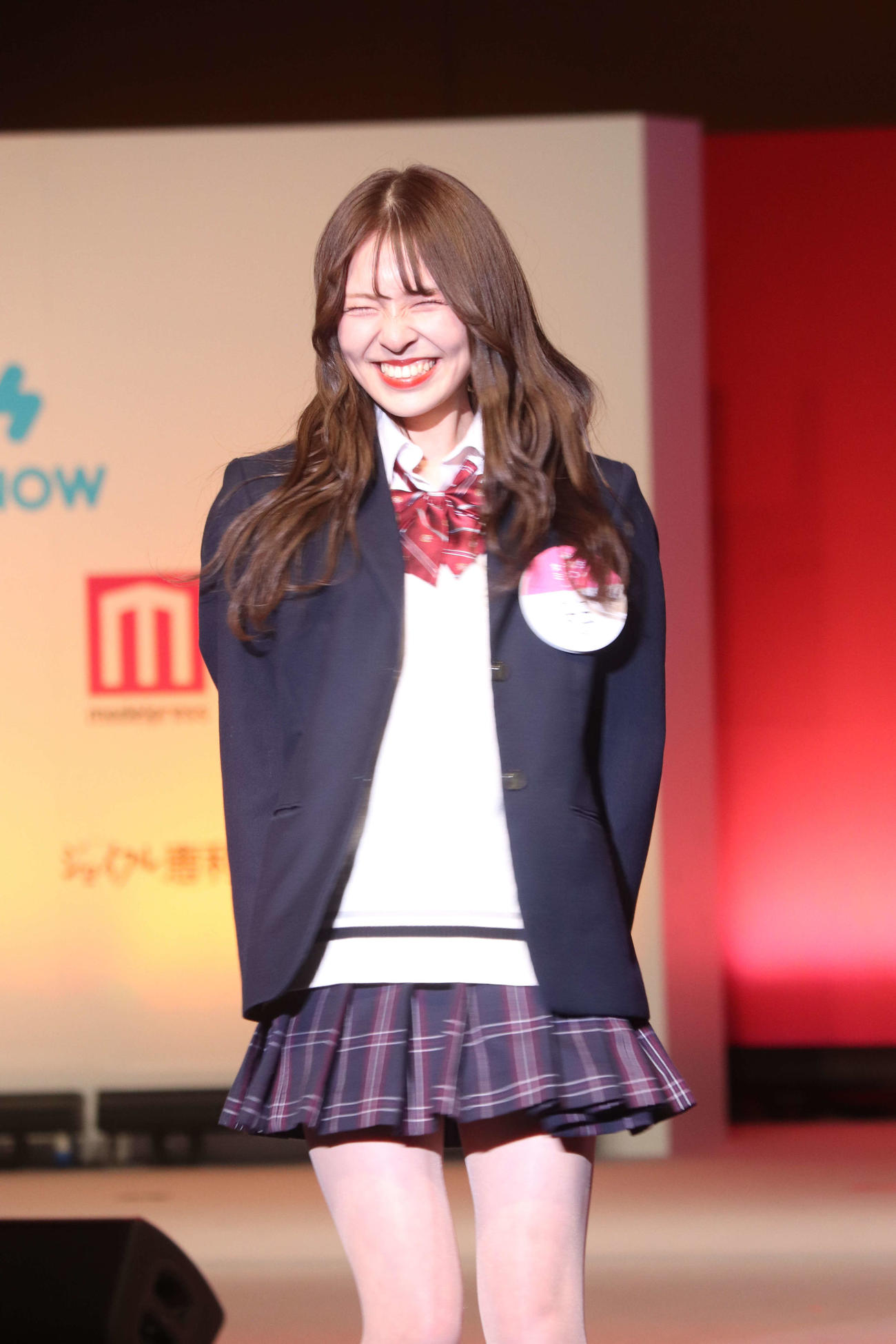 「女子高生ミスコン2022」で審査員特別賞に輝いた北海道出身のマユさん（撮影・加藤理沙）