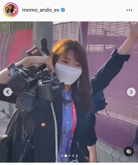 安藤萌々のインスタグラムより