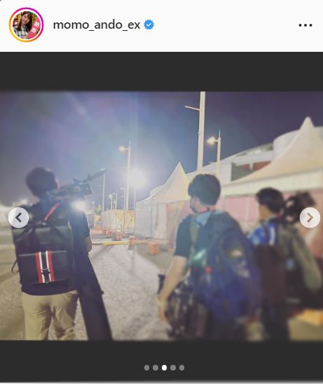 安藤萌々のインスタグラムより