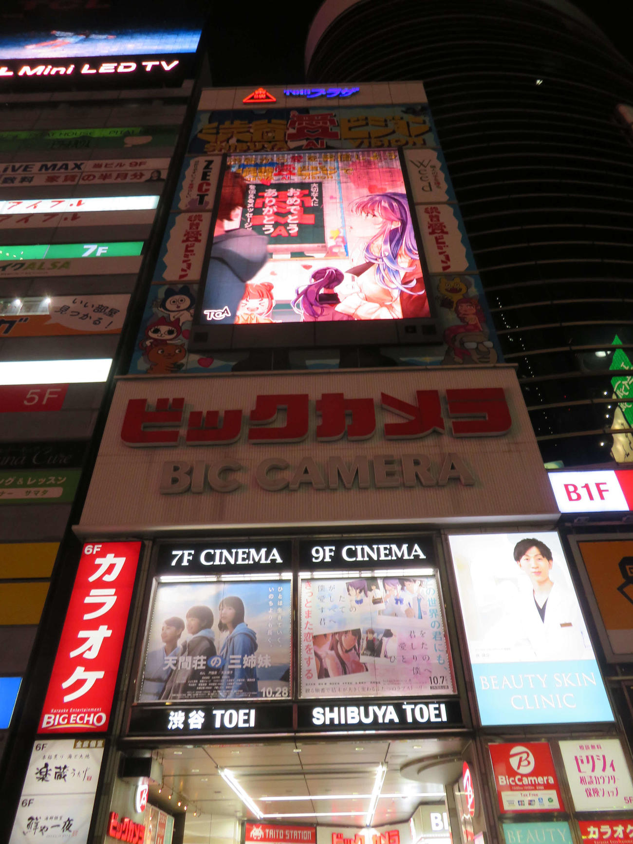 12月4日で開業から69年の歴史にピリオドを打った渋谷TOEI（撮影・村上幸将）