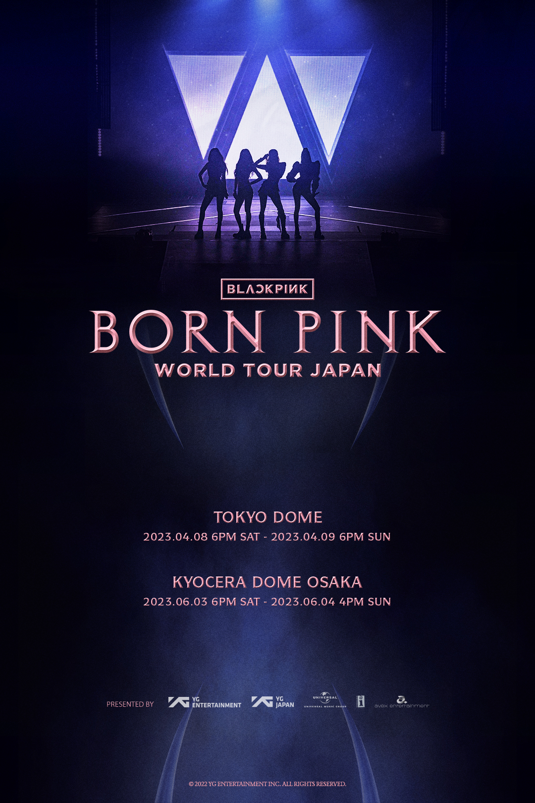 ドーム4公演を発表したBLACKPINK