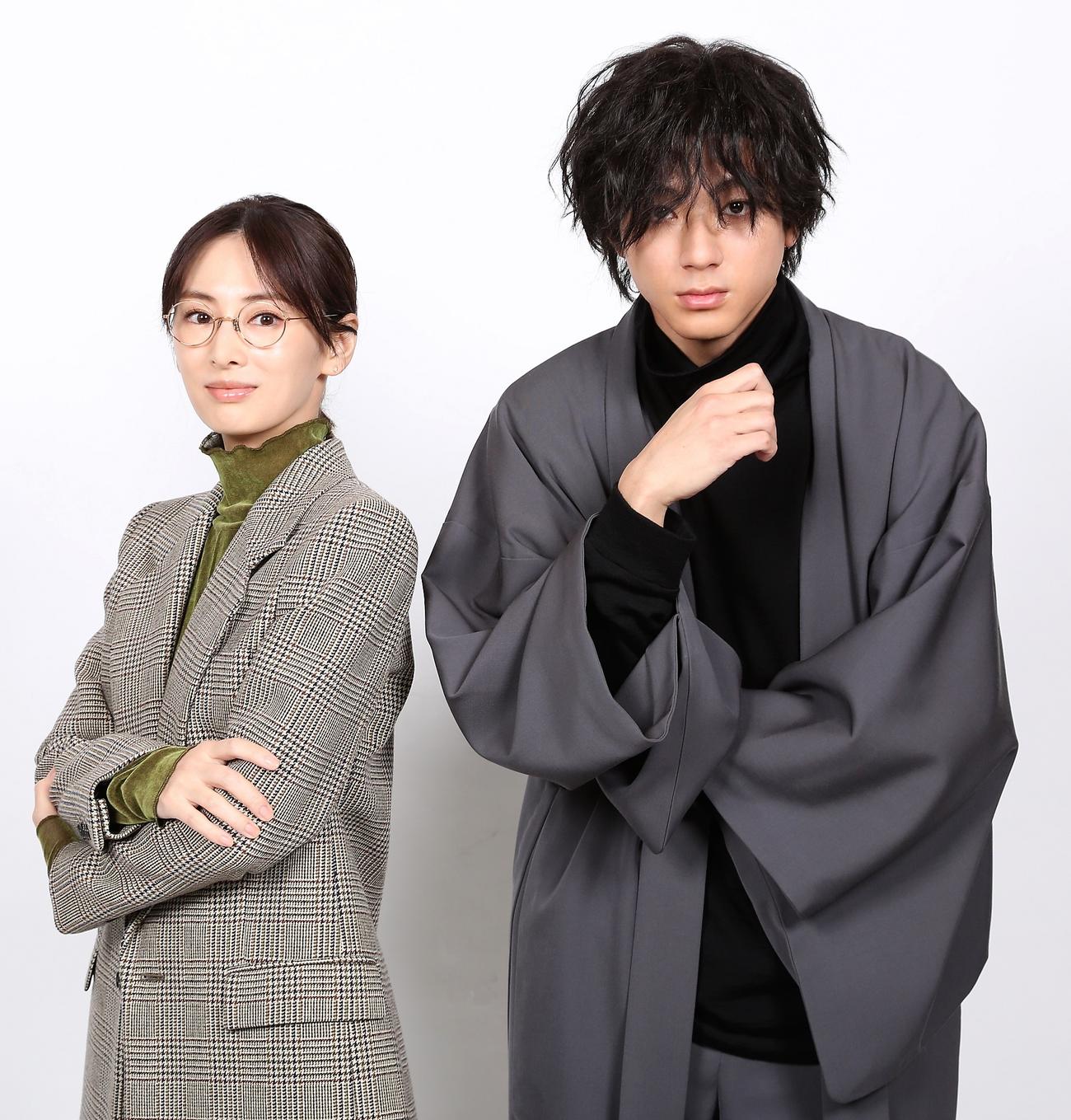 「女神の教室～リーガル青春白書～」に出演する北川景子と山田裕貴（C）フジテレビ