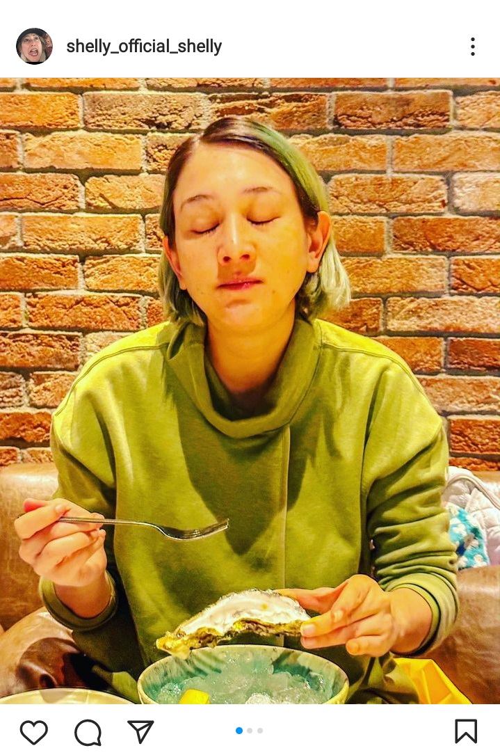 SHELLYのインスタグラムより