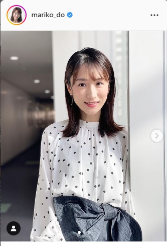 堂真理子インスタグラムより