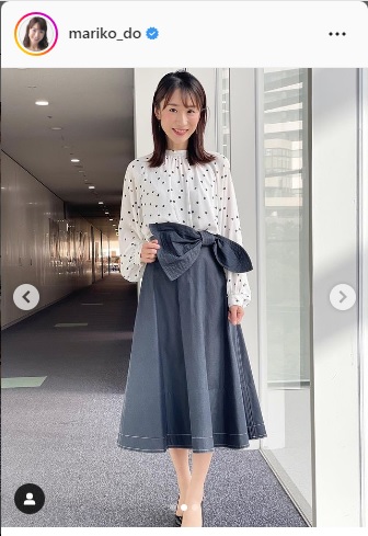 堂真理子インスタグラムより