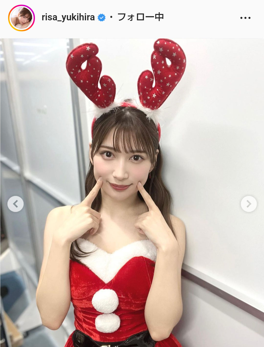 雪平莉左のインスタグラムより