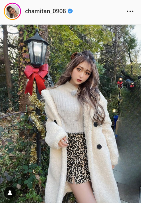 ゆうちゃみのインスタグラムより