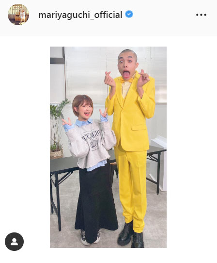 矢口真里のインスタグラムより