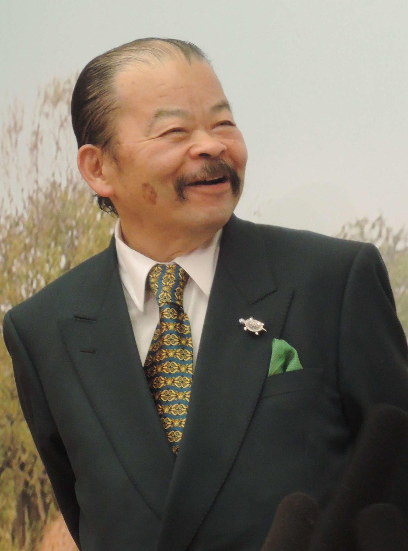 佐藤蛾次郎さん（2014年5月撮影）