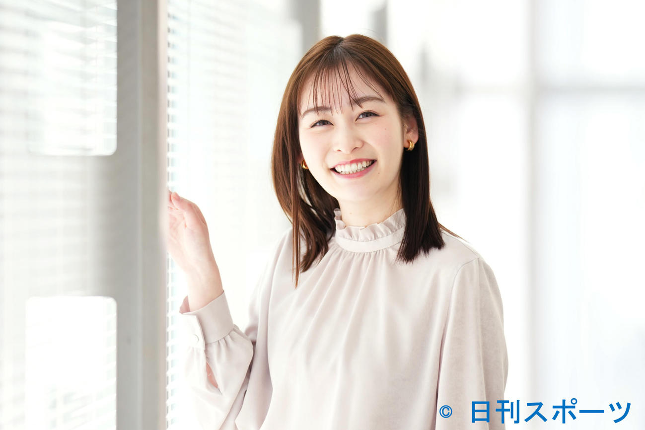 日本テレビ・岩田絵里奈アナ（2022年4月撮影）