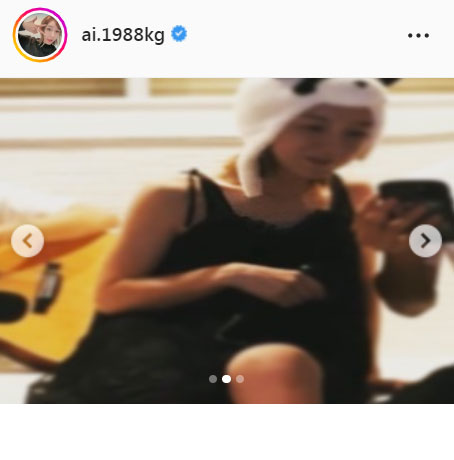 加護亜依のインスタグラムより