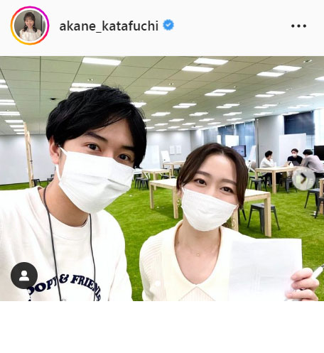 片渕茜アナのインスタグラムより