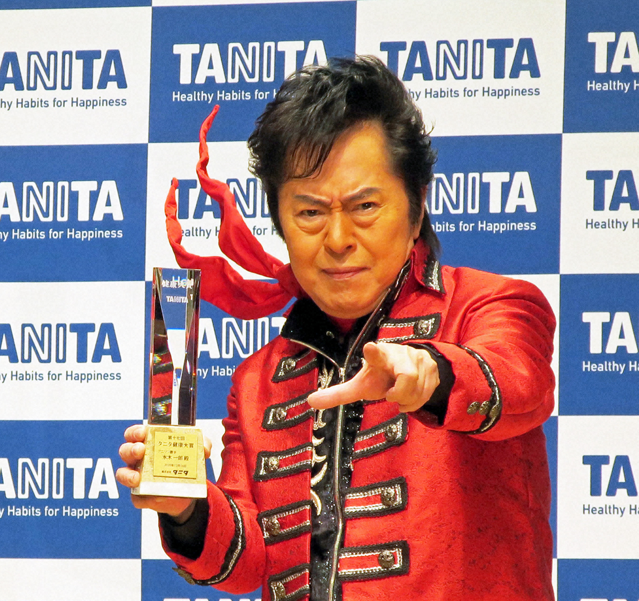 20年「タニタ健康大賞」を受賞した水木一郎さん