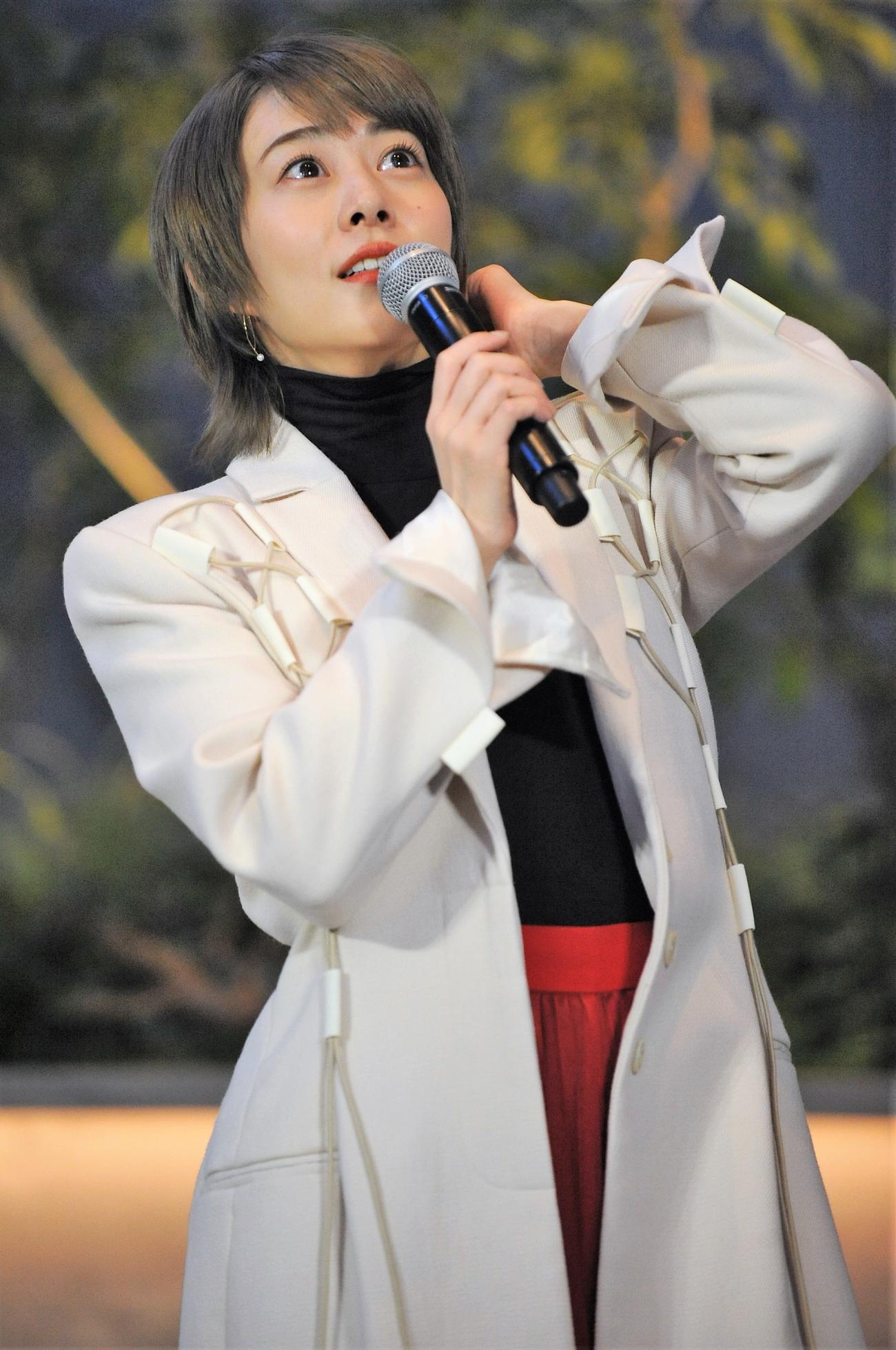 「丸ビル開業20周年・新丸ビル開業15周年×TSUTAYA BOOKSTORE MARUNOUCHIオープニングイベント」に出席する高畑充希（撮影・高橋洋平）