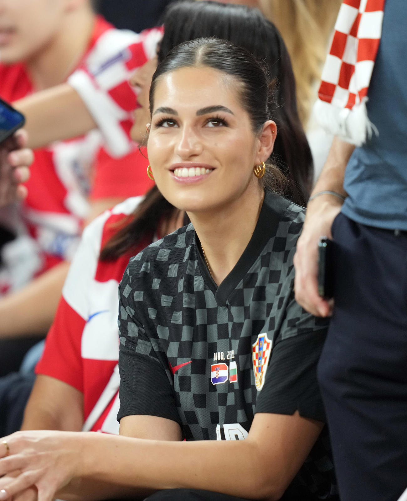 アルゼンチン対クロアチア　アルゼンチン対クロアチア　クロアチア・サポーター（撮影・パオロ　ヌッチ）