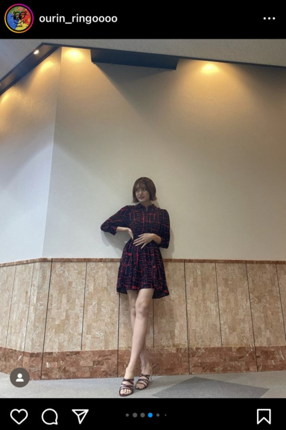 王林のインスタグラムより