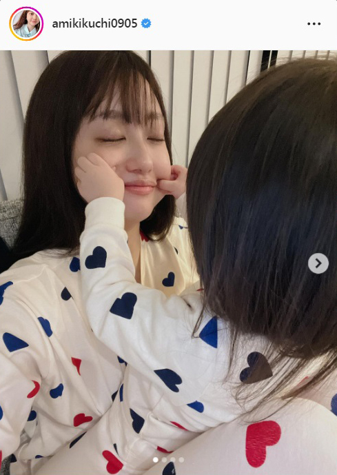 菊地亜美のインスタグラムより