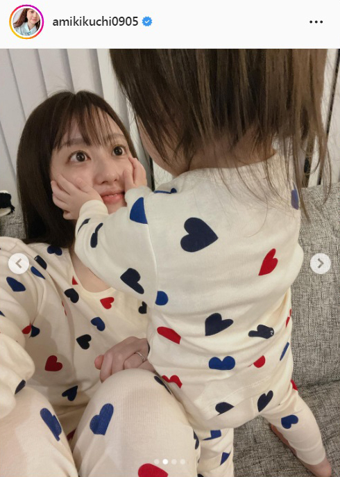 菊地亜美のインスタグラムより