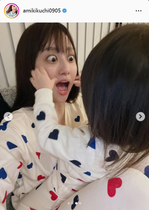 菊地亜美のインスタグラムより