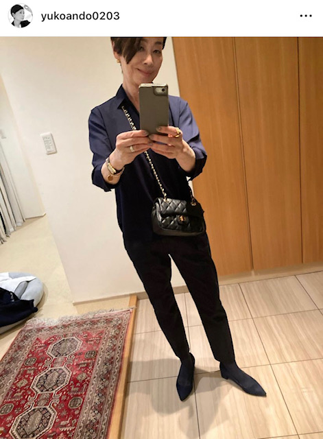 安藤優子氏のインスタグラムより