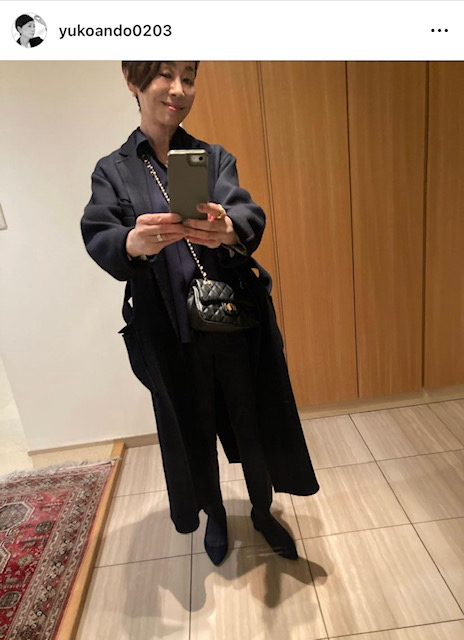 安藤優子氏のインスタグラムより