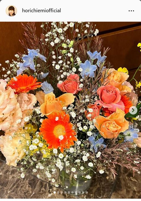 堀ちえみのインスタグラムより