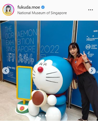 福田萌のインスタグラムより