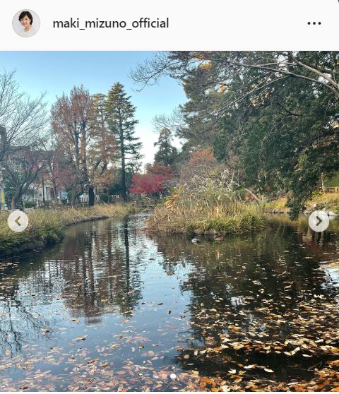 水野真紀のインスタグラムより