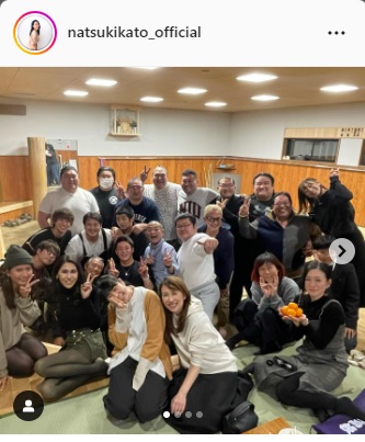 加藤夏希インスタグラムより
