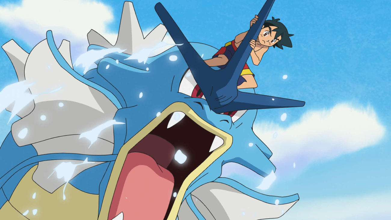 ポケットモンスター遙かなる青い空の場面カット(C) Nintendo・Creatures・GAME FREAK・TV Tokyo・ShoPro・JR Kikaku(C)Pok〓（アキュートアクセント付きE小文字）mon