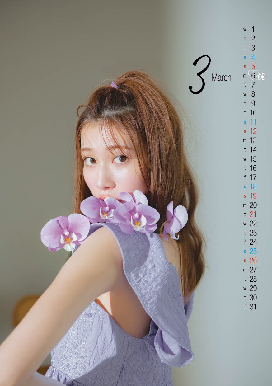 「生見愛瑠2023CALENDAR」のカレンダーカット