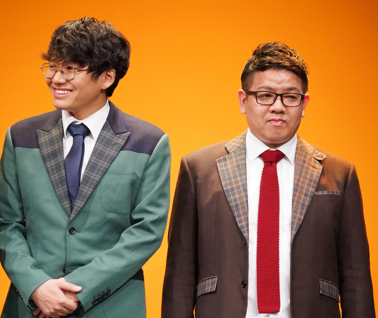 ミキの亜生（左）と昴生（2020年1月撮影）