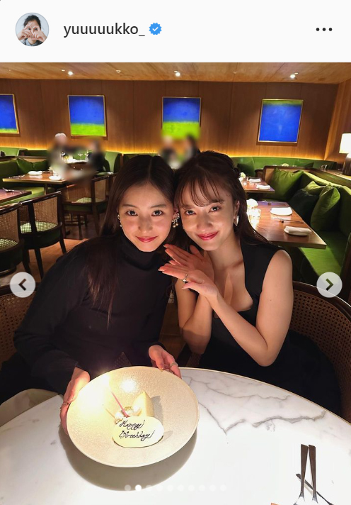 新木優子のインスタグラムより