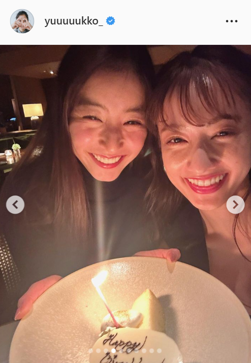 新木優子のインスタグラムより
