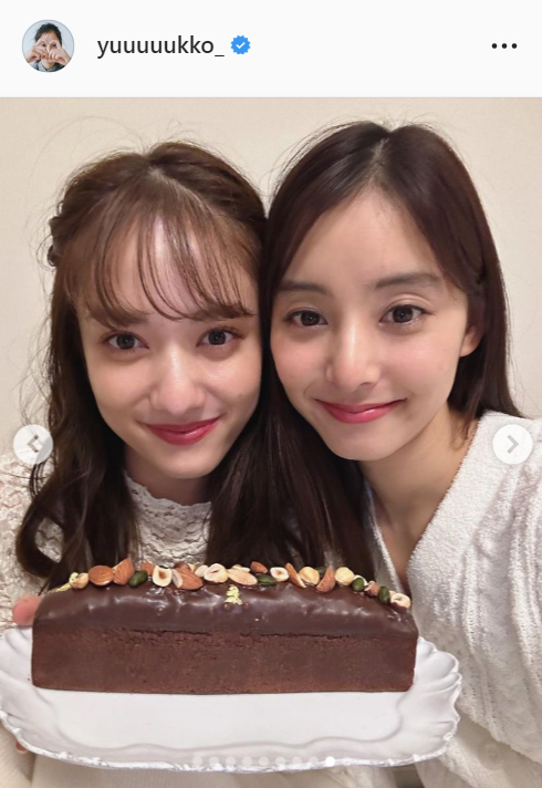 新木優子のインスタグラムより