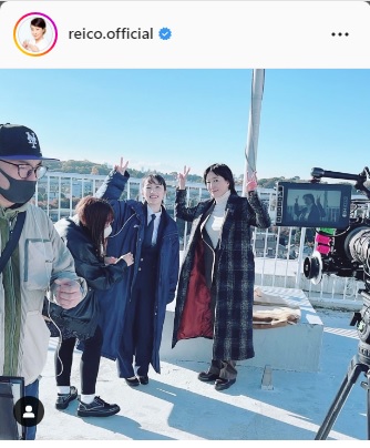 徳永えりのオフショット写真を公開した高島礼子（インスタグラムより）