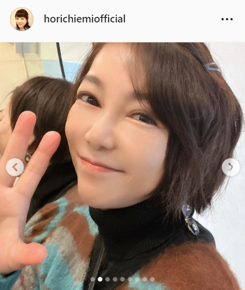 笑顔の堀ちえみ（インスタグラムより）