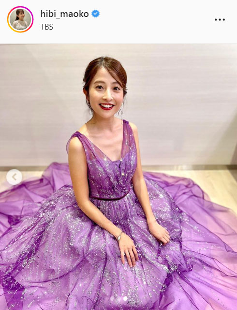 日比麻音子アナのインスタグラムより
