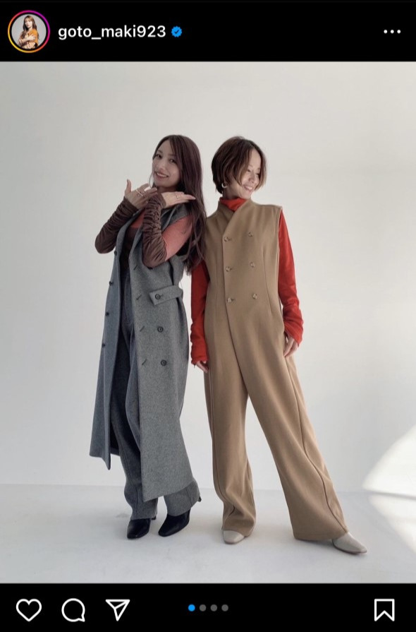 後藤真希のインスタグラムより