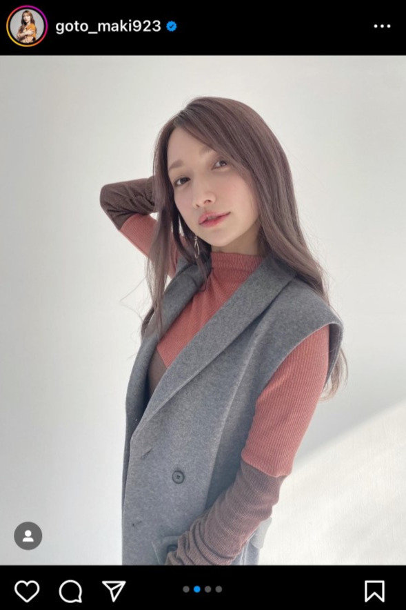 後藤真希のインスタグラムより