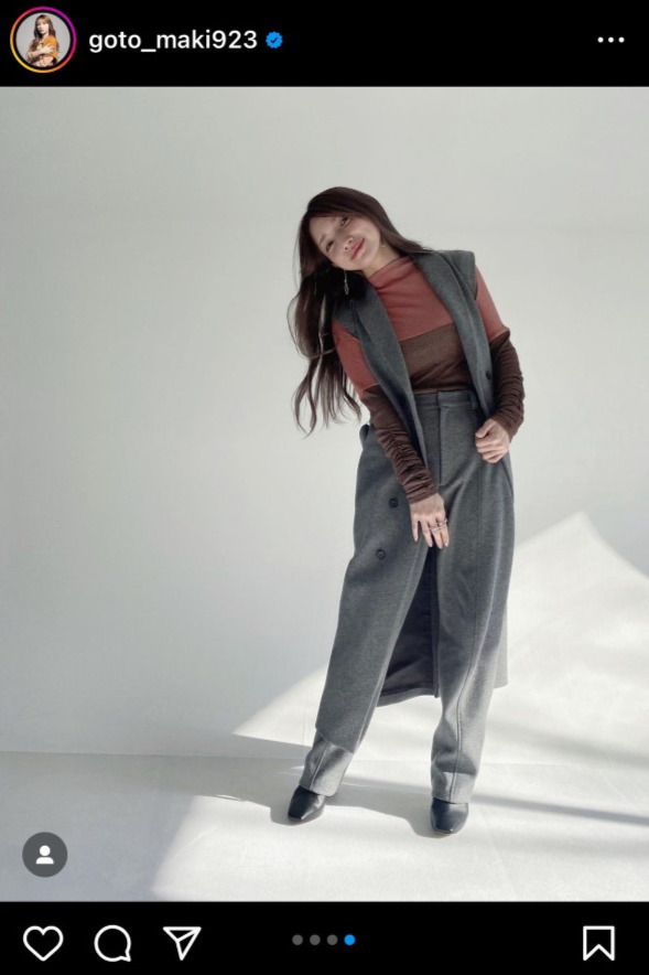 後藤真希のインスタグラムより