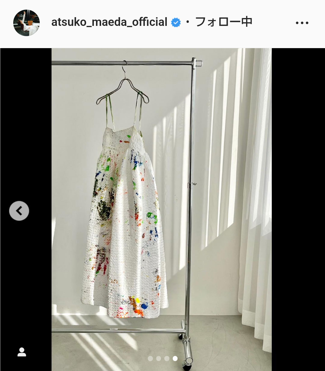 前田敦子のインスタグラムより