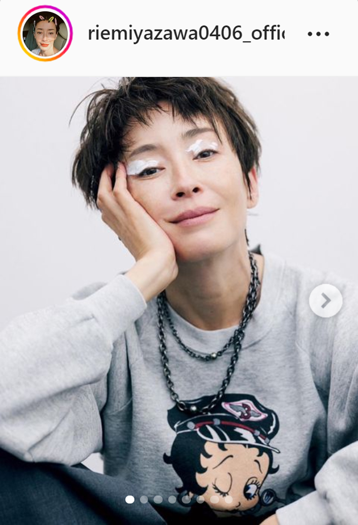 宮沢りえのインスタグラムより