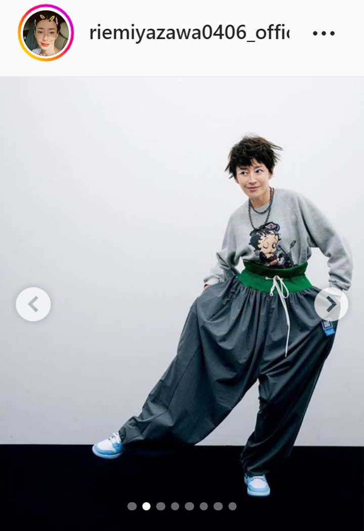 宮沢りえのインスタグラムより