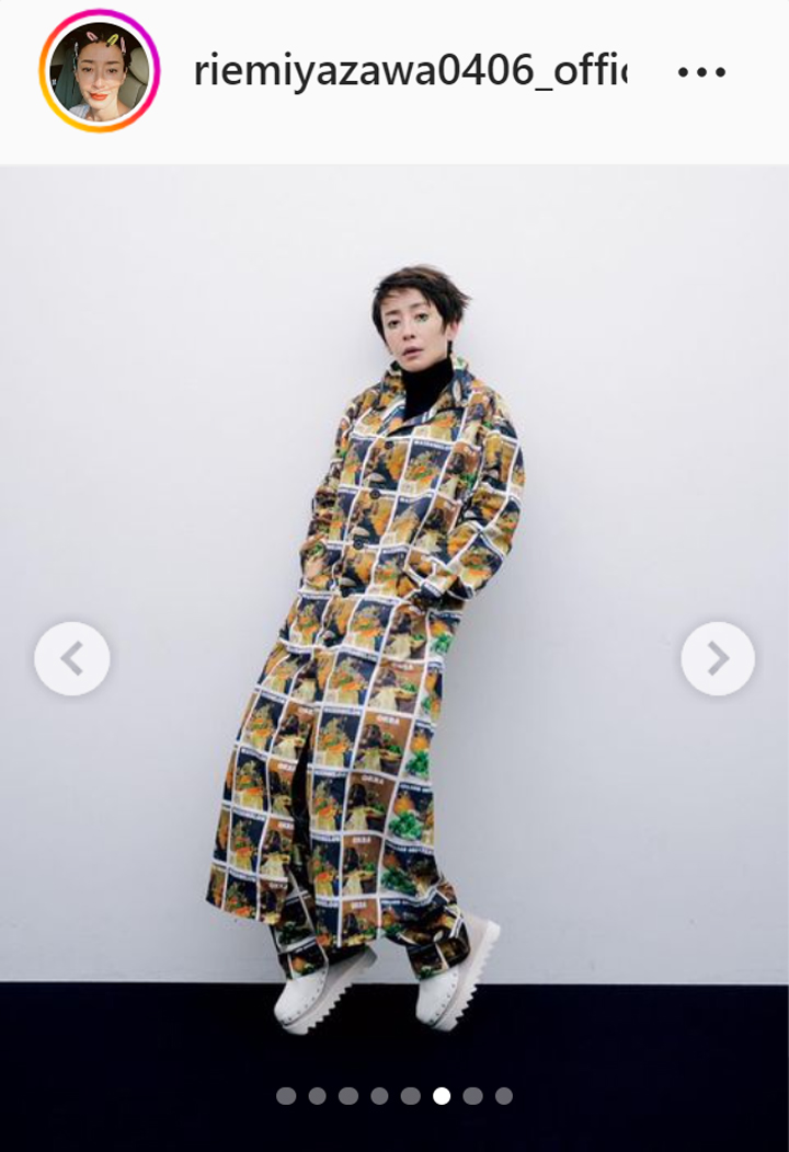 宮沢りえのインスタグラムより