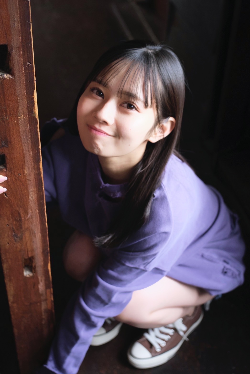 「BRODY2月号」でグラビアを披露している＃ババババンビ近藤沙瑛子（高橋慶佑氏撮影）