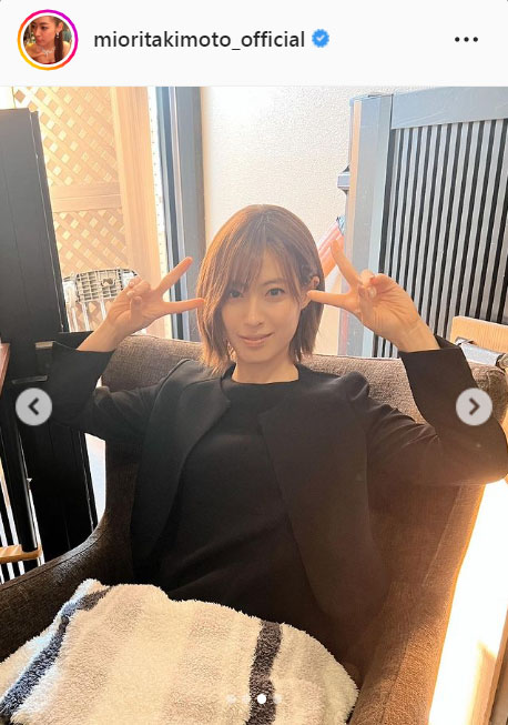 瀧本美織のインスタグラムより