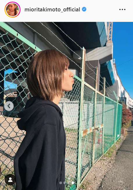 瀧本美織のインスタグラムより